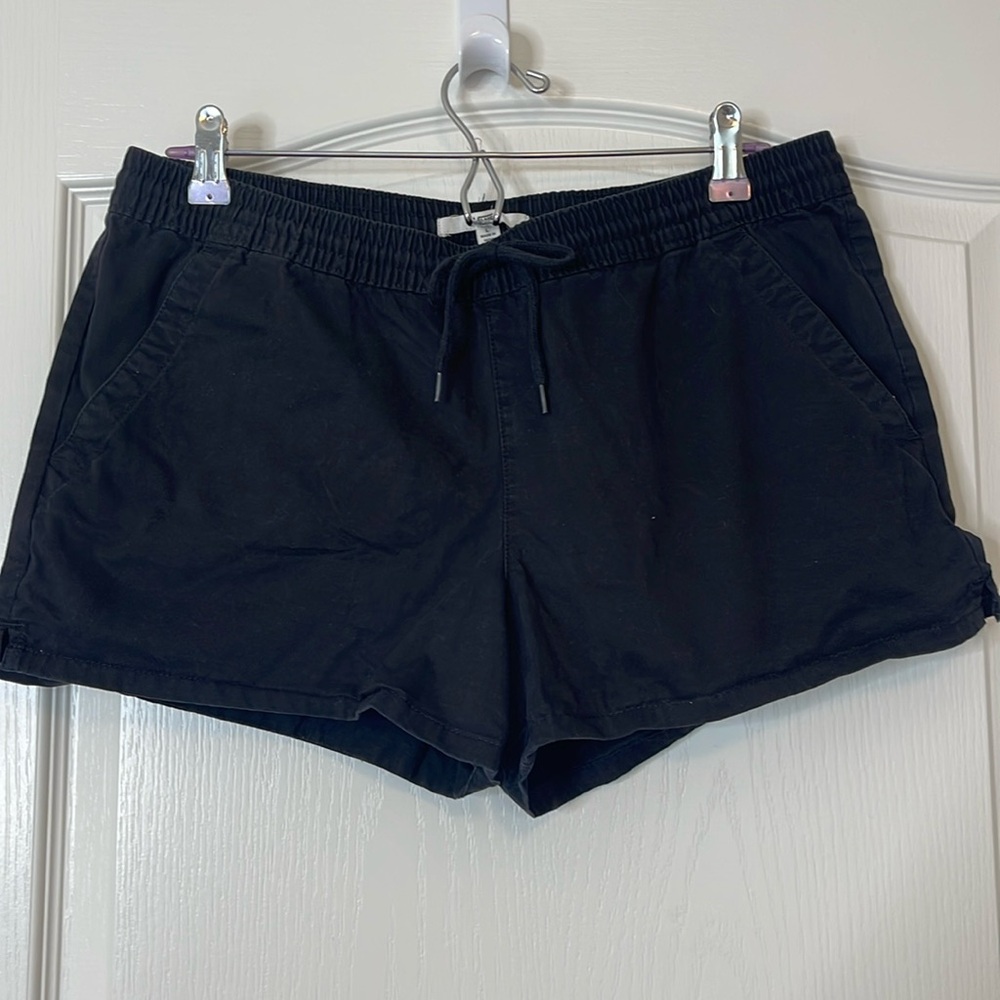 Vans Cotton Twill Shorts Black Large